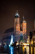 Mokry Kraków w Boże Narodzenie 2016r...