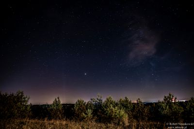 Widok z Czubatki nocą ...